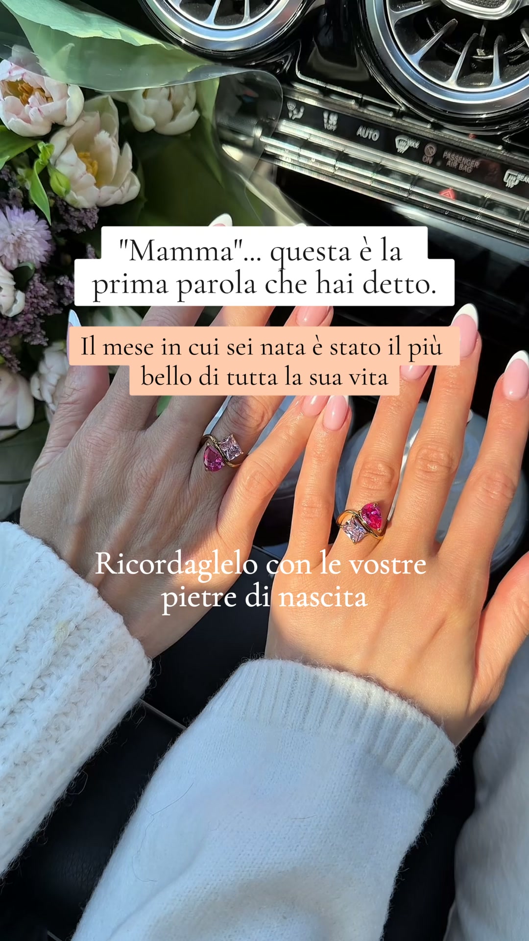 Un anello di poche parole, ma quelle poche sono per voi due