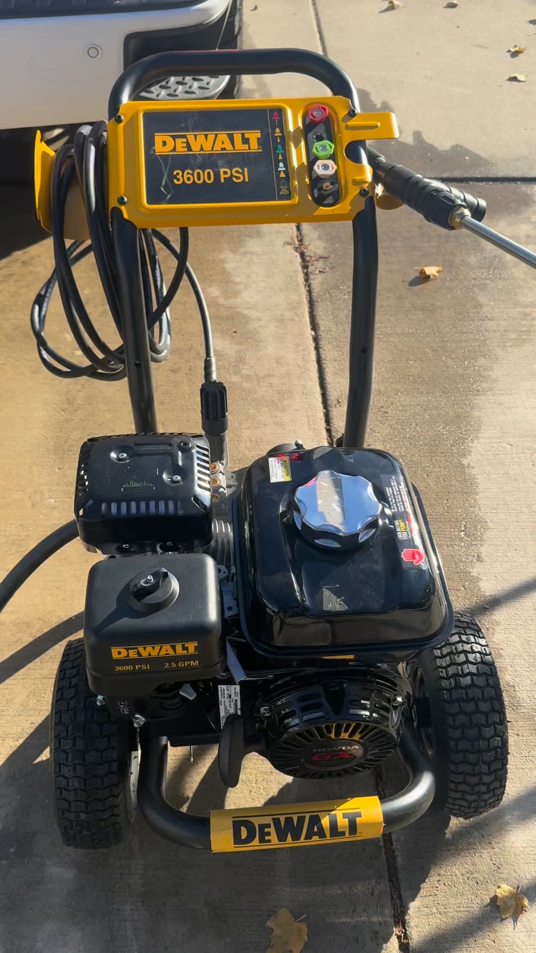 3600 PSI 2.5 GPM Gas Pressure Washer