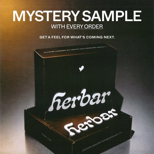 Free mystery sample with every order.