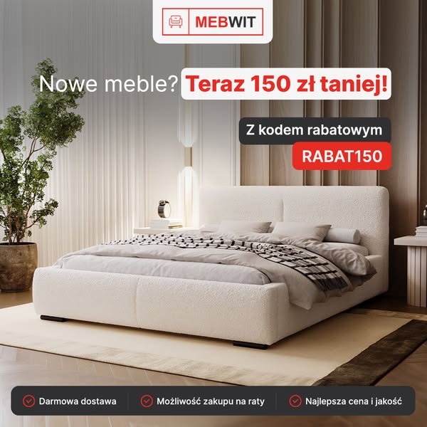 Zamów meble 150 zł taniej