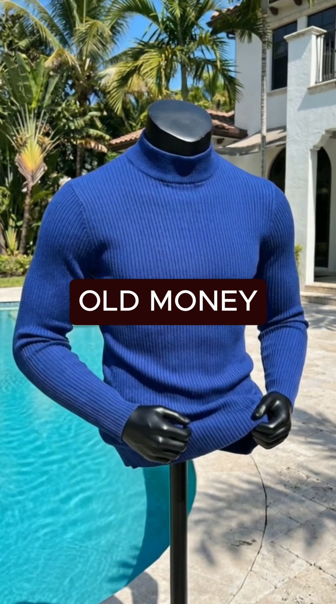 Milano Ribbed Mock Neck