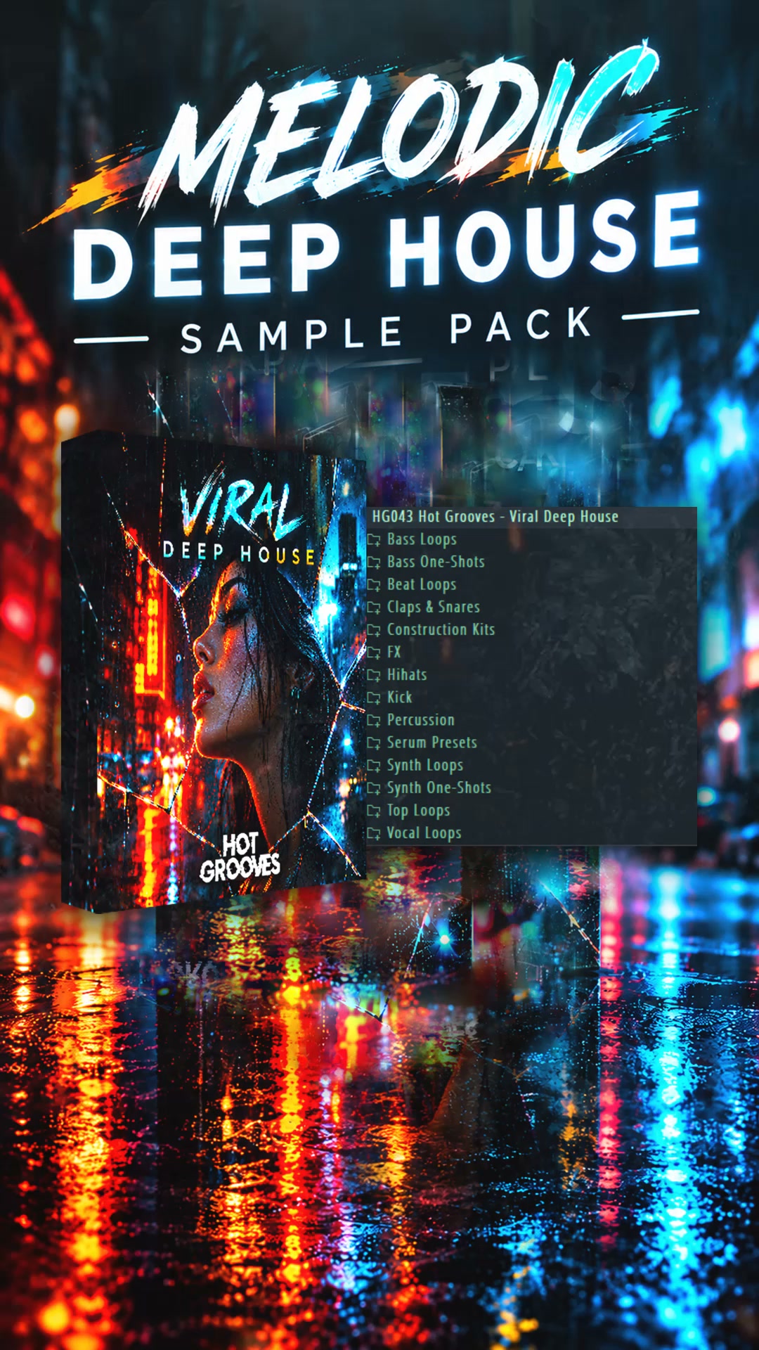 3,2 GB Melodic Deep House Sample Pack