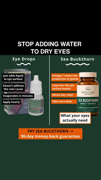 Dry eyes need more than just eye drops