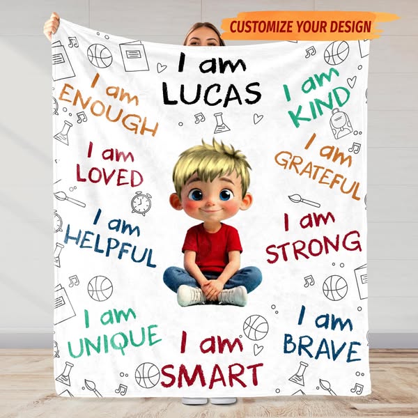 Boost Your Child’s Confidence with a Personalized Blanket!
