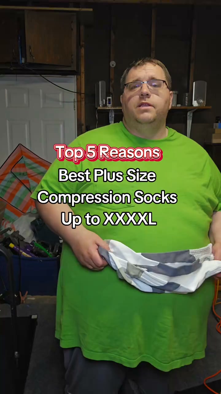 2XL-7XL Plus Size Compression Socks(3 Pairs)
