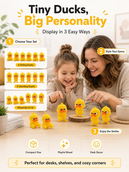 Angry Duck Desk Figurine