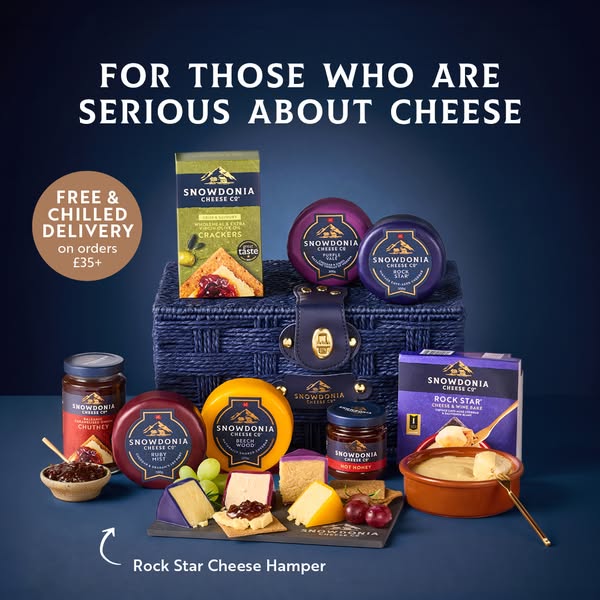Rock Star Cheese Hamper | Cave-Aged Cheddar, Centre Stage