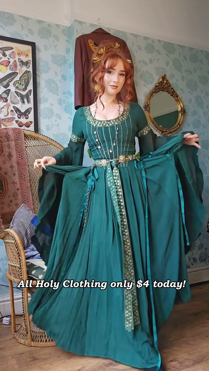 a dress so beautiful it needed a castle to match