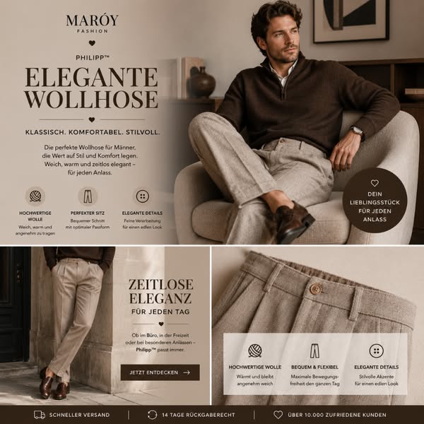 Philipp™ | Zeitlose Eleganz für Herren