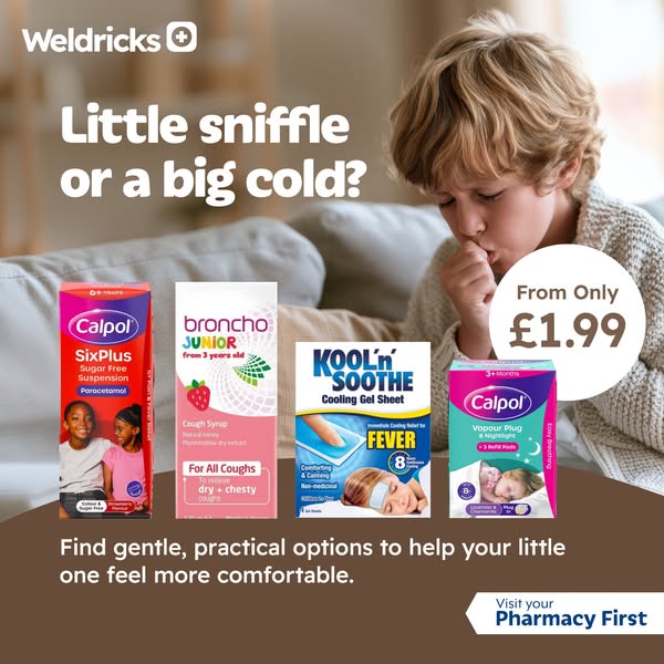 Cough & Cold Relief at Weldricks