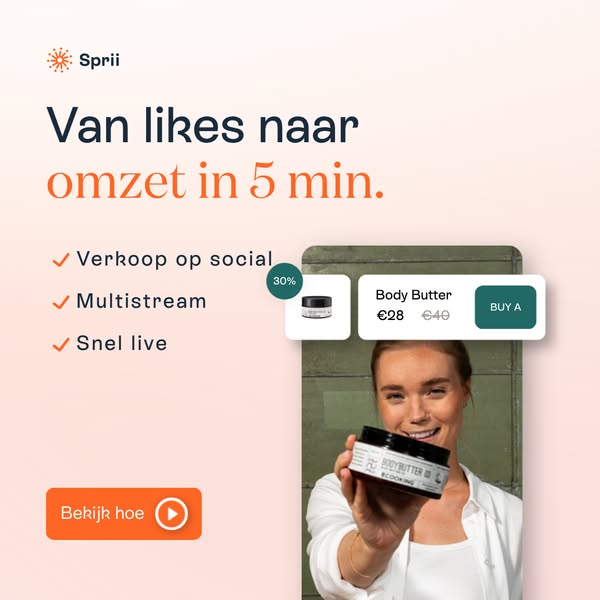 Alles wat je nodig hebt om live te gaan