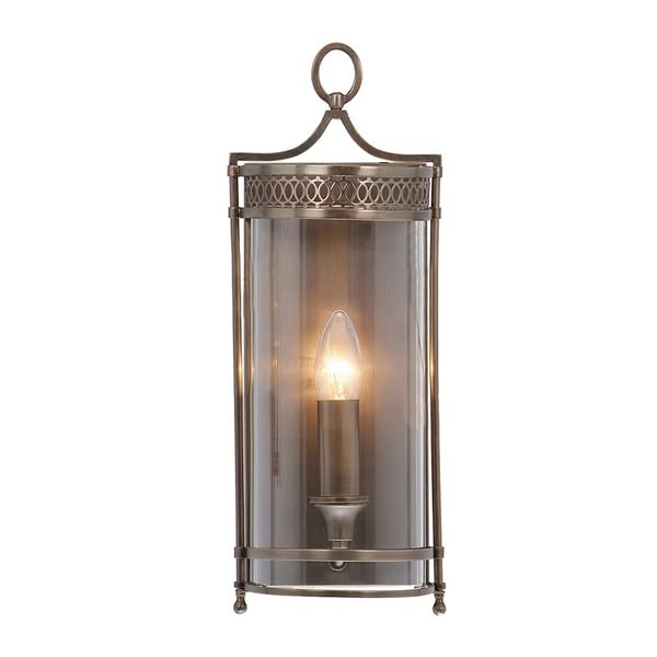 Elstead Guildhall Flush Wall Light - Dark Bronze