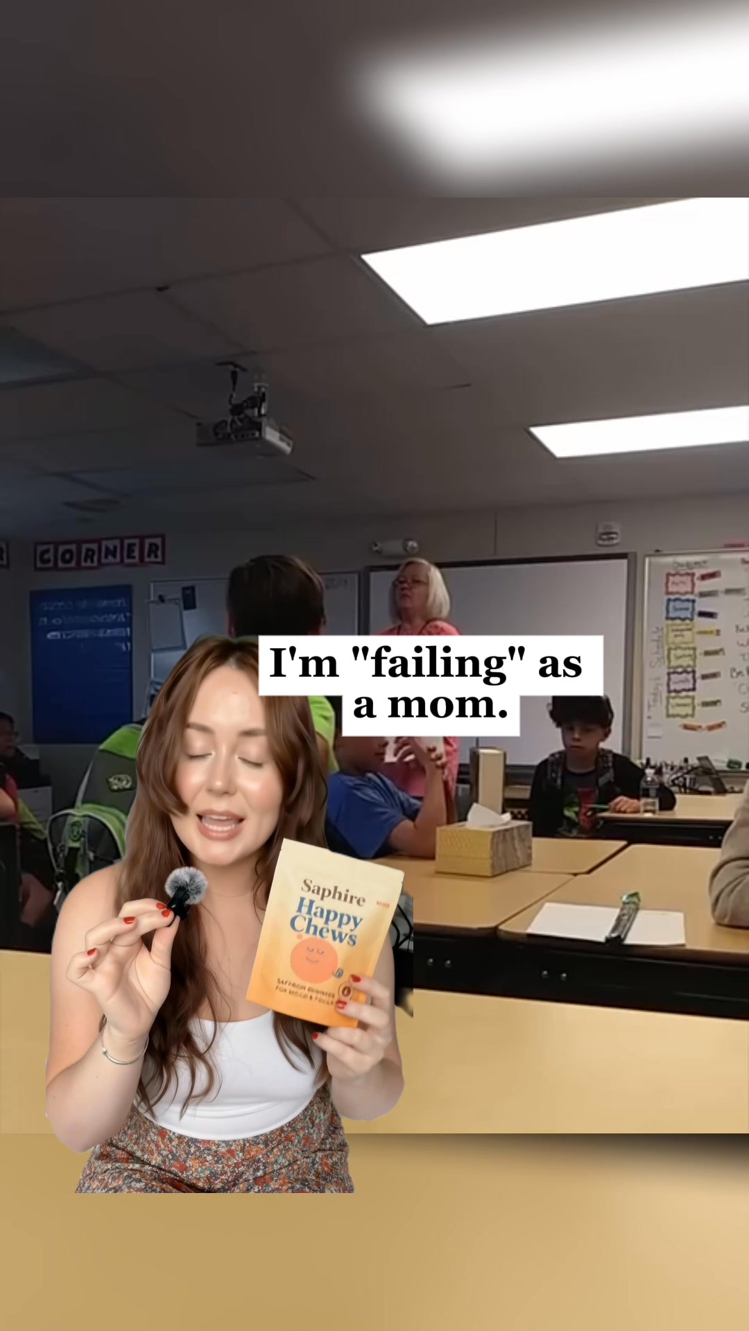 "School mornings were hell. Not anymore." - Maya B