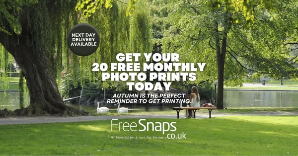 20 Free Prints Every Month