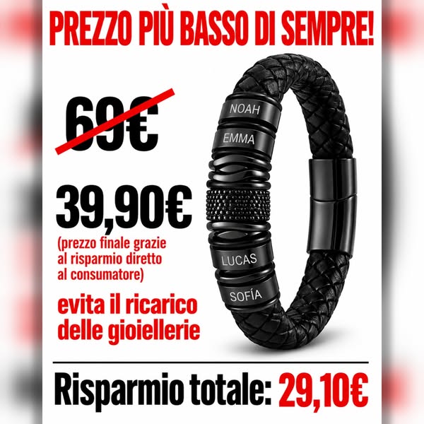 Il bracciale dei papà