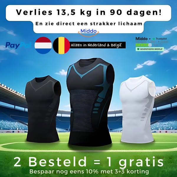 Black Friday (2+1 of 3+3 GRATIS): Verberg ManBoobs & Buikje in Seconden!