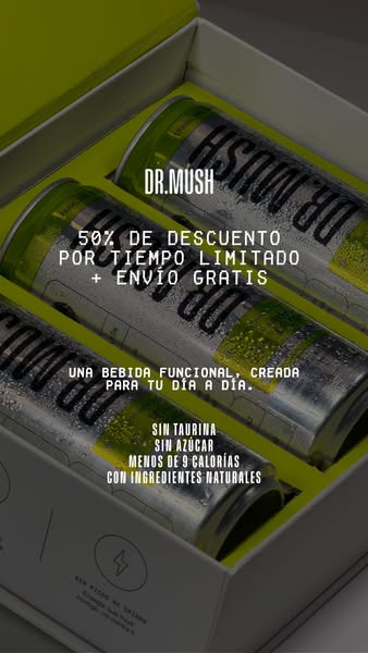 Dr. Mush 50% de descuento + envío gratis