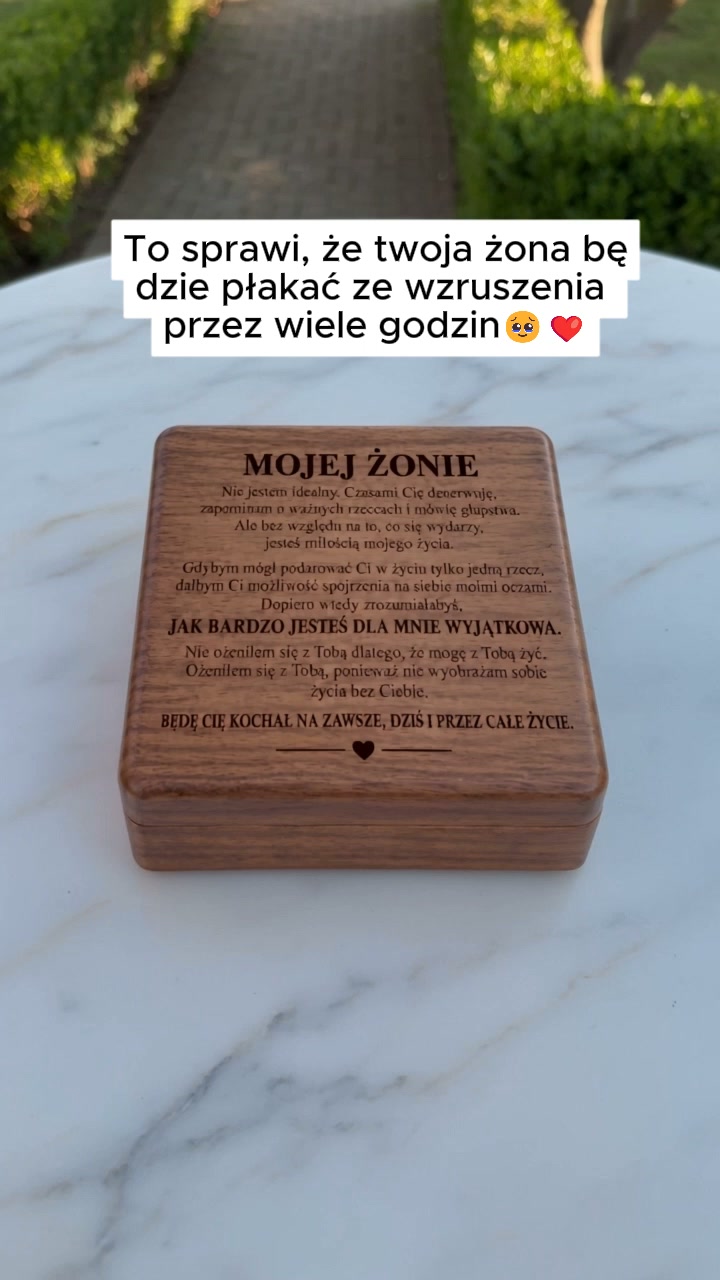 Miłość zapisana w wyjątkowym prezencie