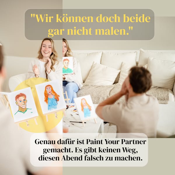 Eure nächste kreative Date Night - Das Paint Your Partner Set