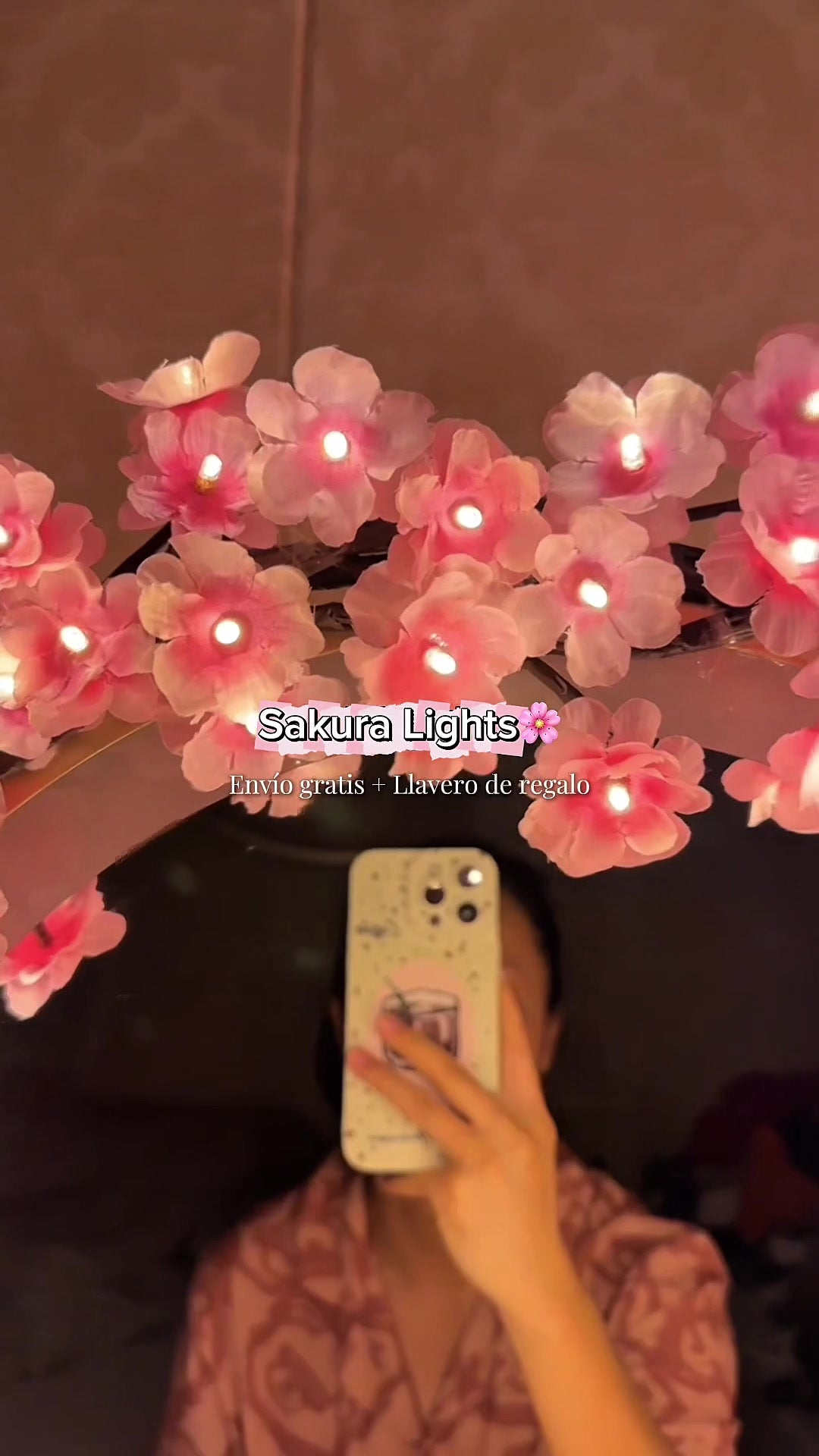 Tu tocador, con flores encendidas