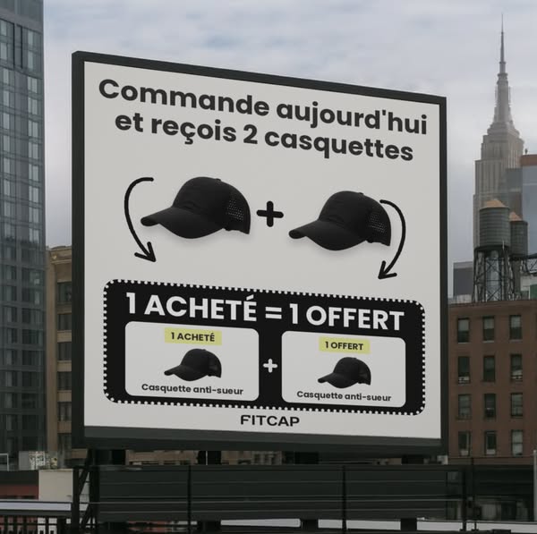 1 achetée = 1 offerte