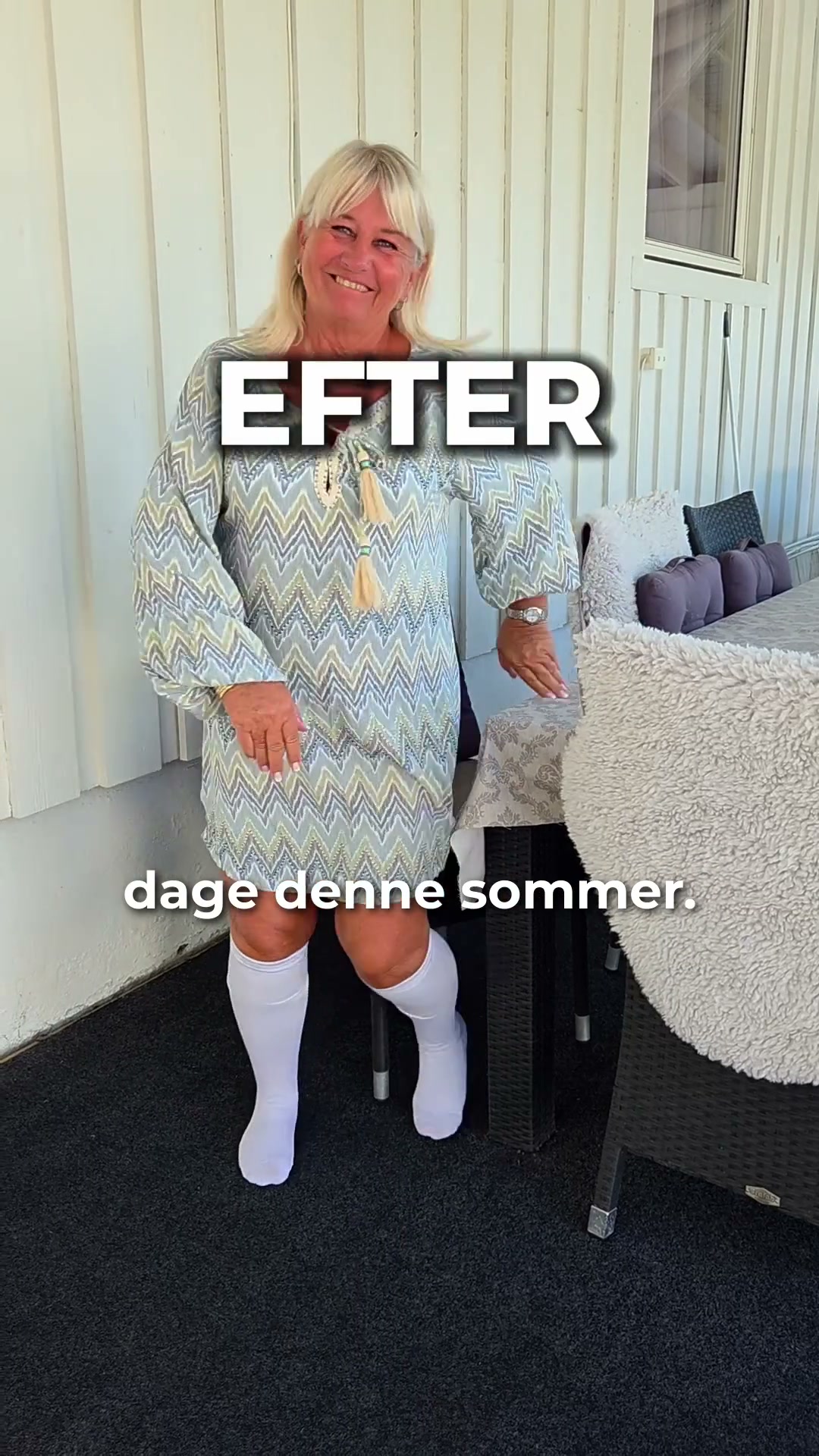 Slut med hævede ben!