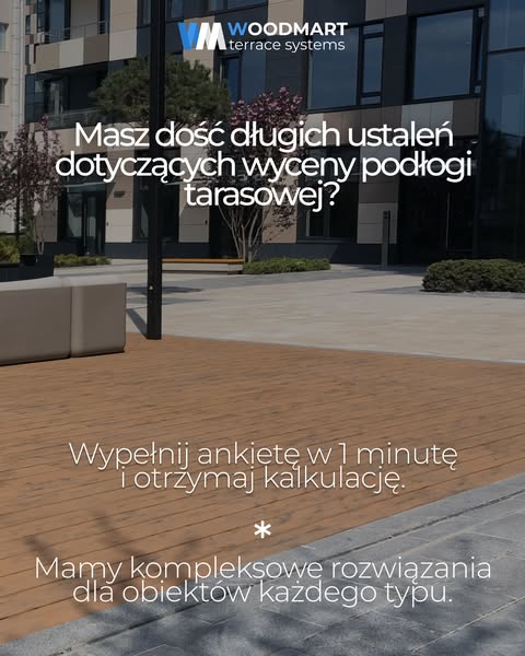 Complete the survey to request a quote for your terrace flooring