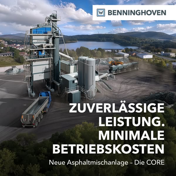 Zuverlässige Leistung. Minimale Betriebskosten. Neue Asphaltmischanlage – Die CORE
