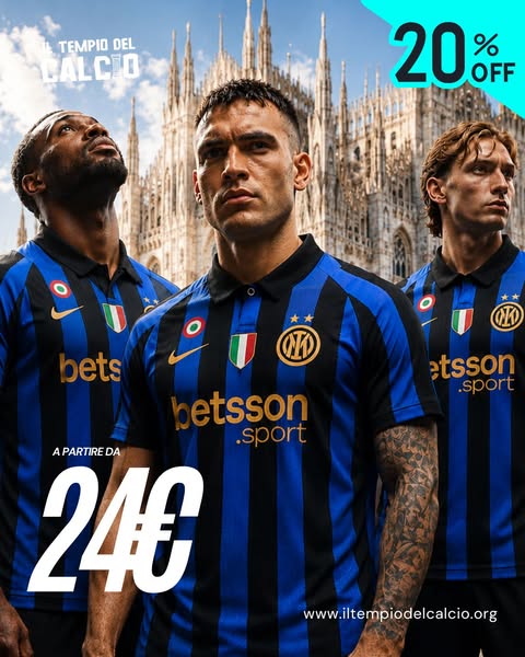 ARRIVATA LA NUOVA MAGLIA INTER 2026-27!