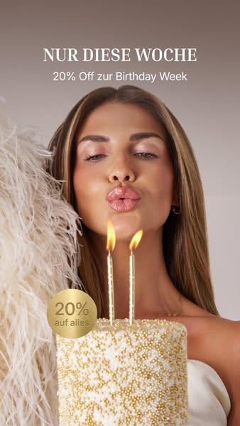 Limited Birthday Sale: 20% auf alle Produkte
