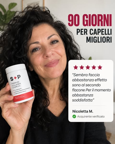 Il complesso di collagene per capelli più folti e sani