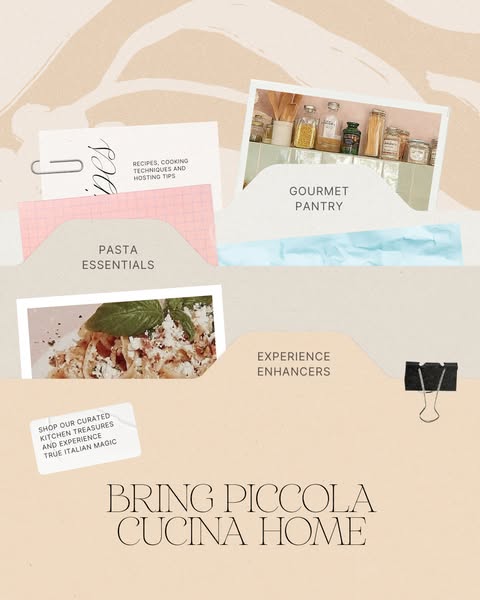 Piccola Cucina's Online Shop Launch
