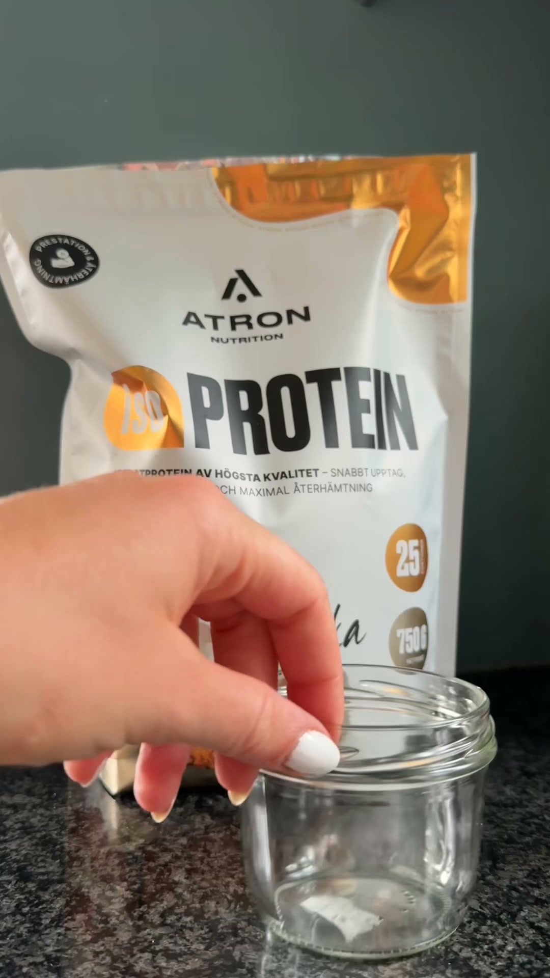 Morotskaka med extra protein