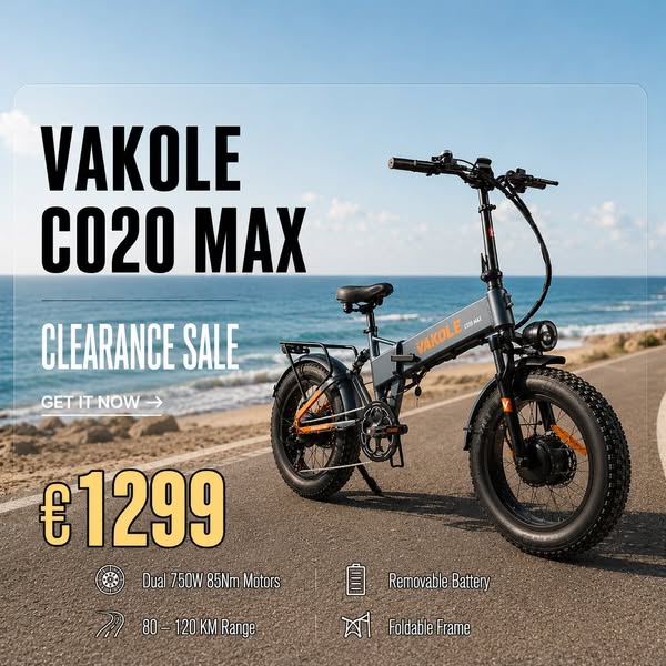 Vente de liquidation 1299 €! Vakole CO20 MAX