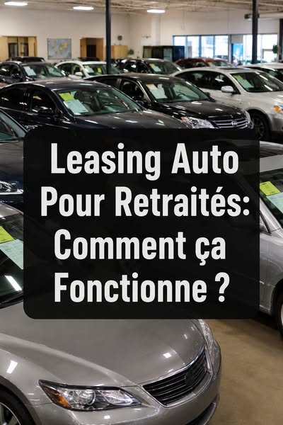 Leasing auto pour retraités sans apport : guide pratique