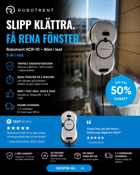Rena fönster – utan att klättra