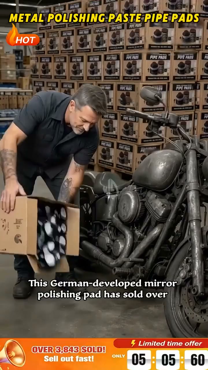 Metal restoration paste for mirror shine