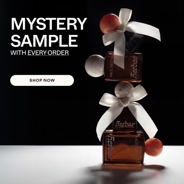 Free mystery sample with every order.
