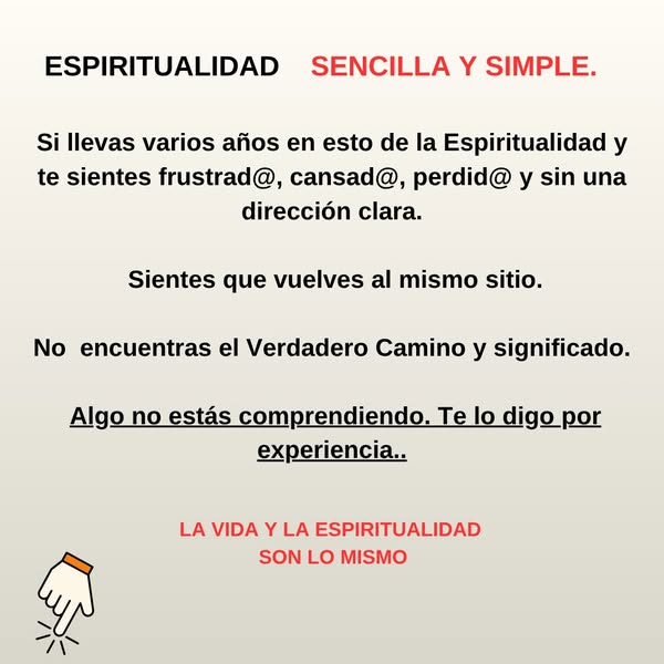 Espiritualidad Sencilla y Simple