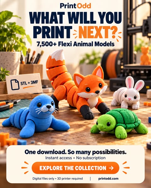 7,500+ Flexi Animals. One Bundle.