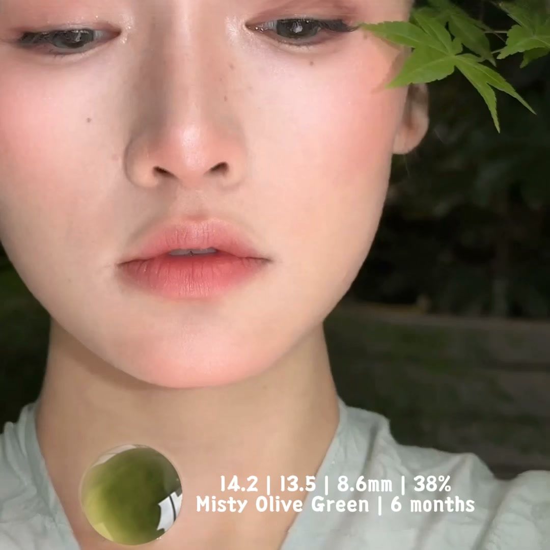 Misty Olive Green 14.2mm Contact Lenses (6 months wear)