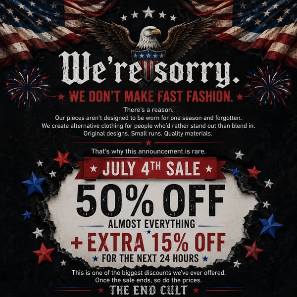 July 4th Sale: 50% OFF + Extra 15% OFF