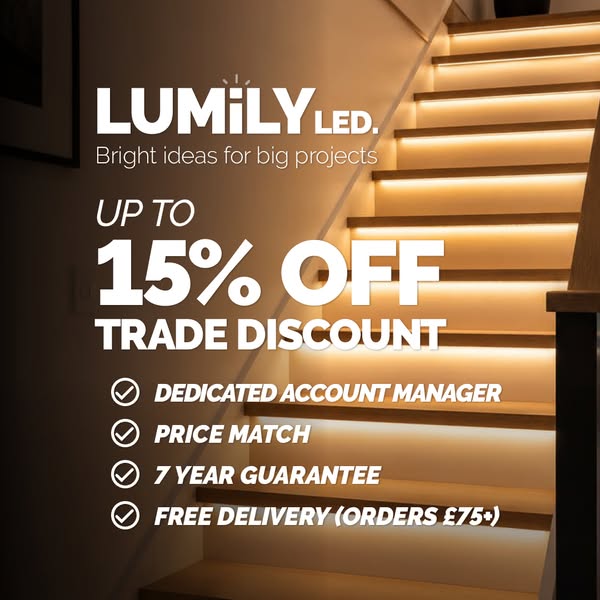 15% off with a trade account