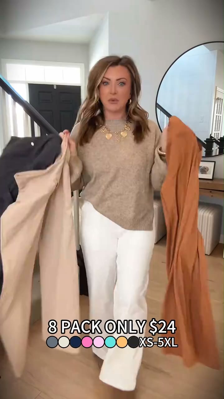 8-Pack Women’s Wide-Leg Pants — Only $24