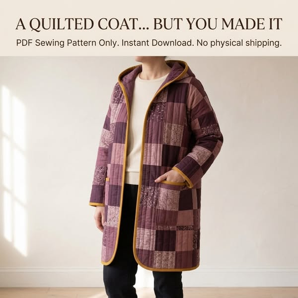 No free-motion quilting needed