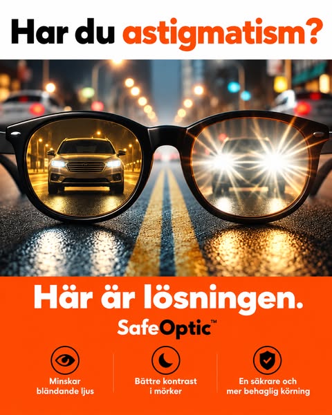 Glasögon för mörkerkörning