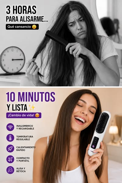 El pelo liso que siempre quisiste Liso en 10 minutos desde casa El secreto de miles de chicas Olvídate de la plancha para siempre Cerámica p