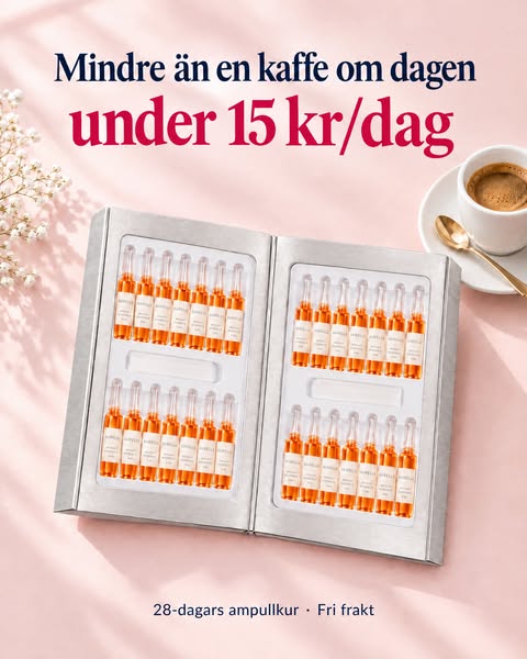 Under 15 kr om dagen