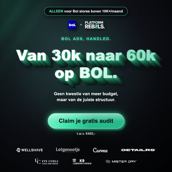 Gratis bol.com ads audit | Schaal naar €100k+