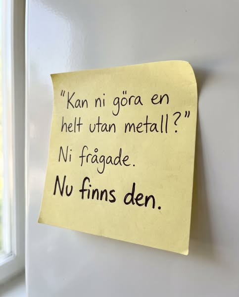 Ni bad om det. Vi byggde det.